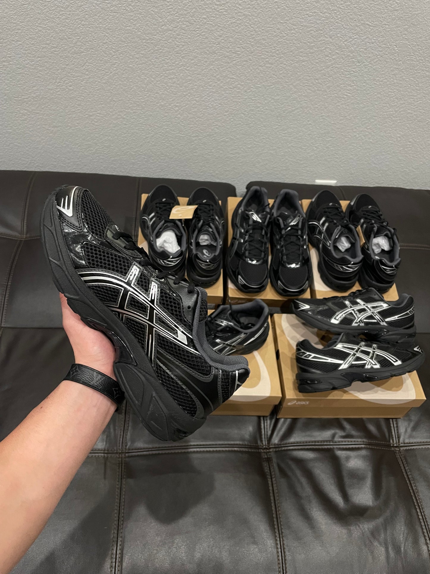 ASICS Gel-1130 Black Pure Silver