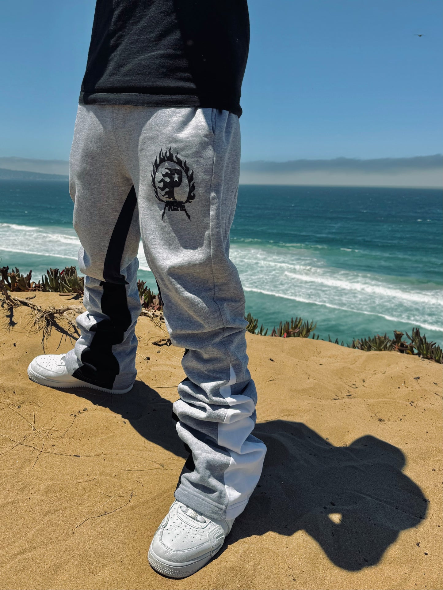 Preme Flared Sweatpants (Grey)