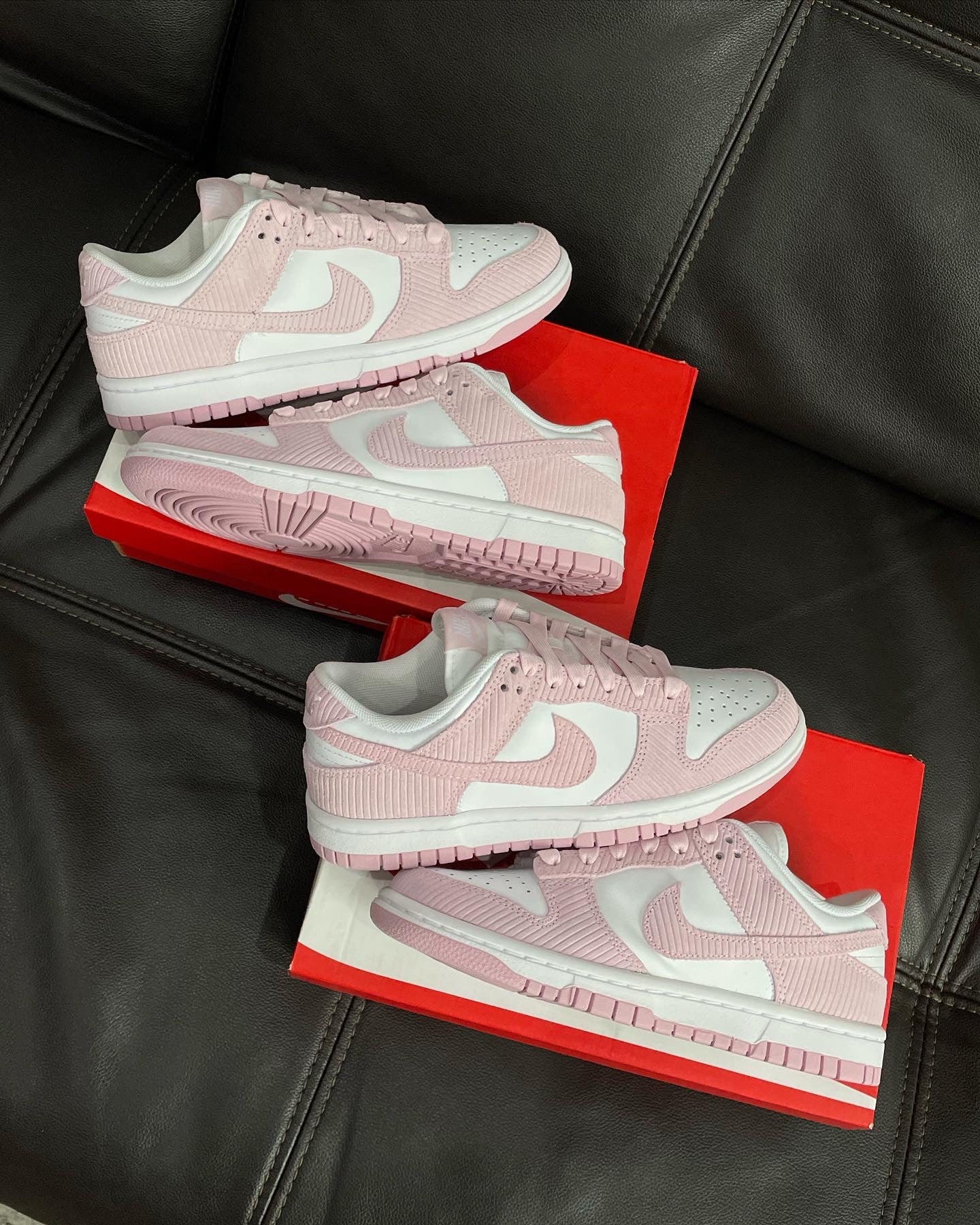 Nike Dunk Low Pink Corduroy (W)