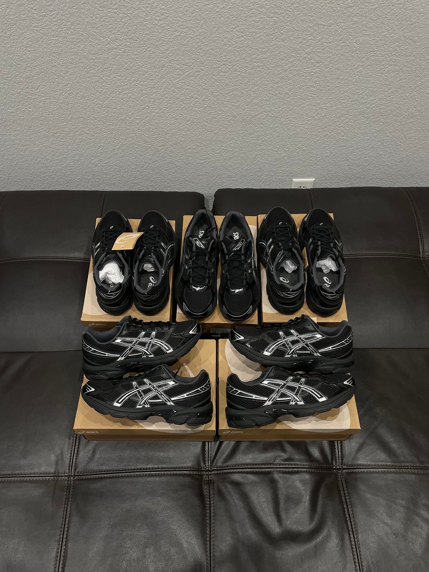 ASICS Gel-1130 Black Pure Silver