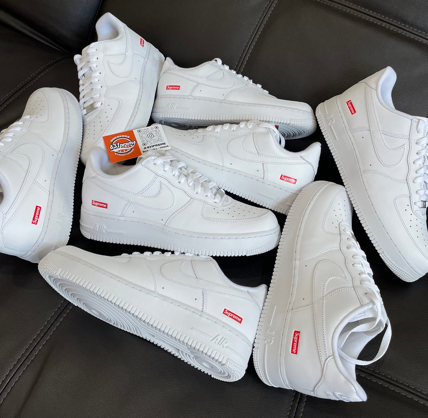 Nike Air Force 1 Supreme White