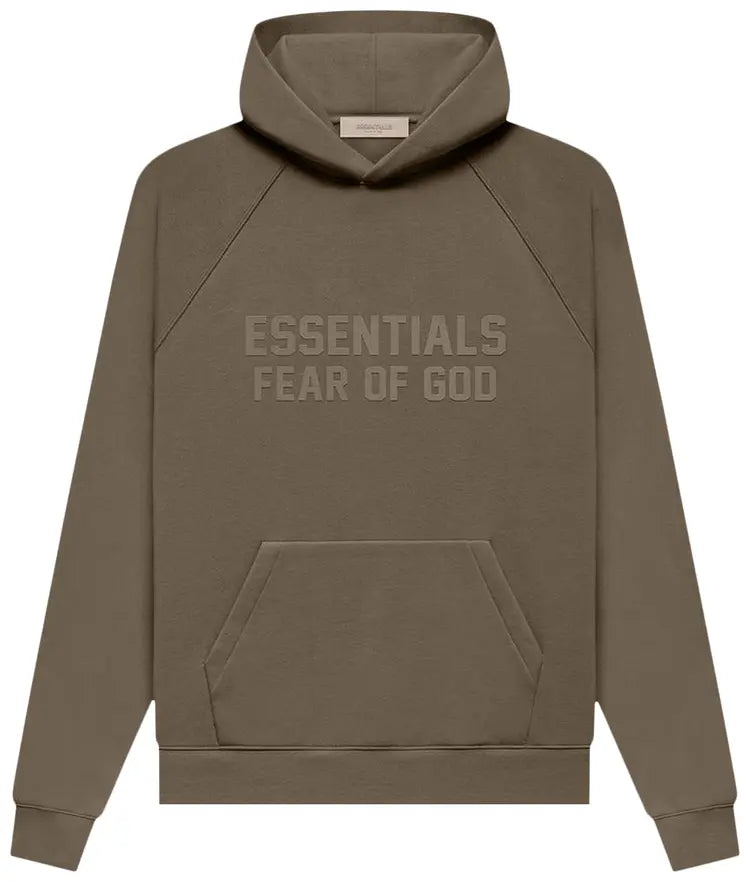 Fear Of God Essentials Hoodie Wood