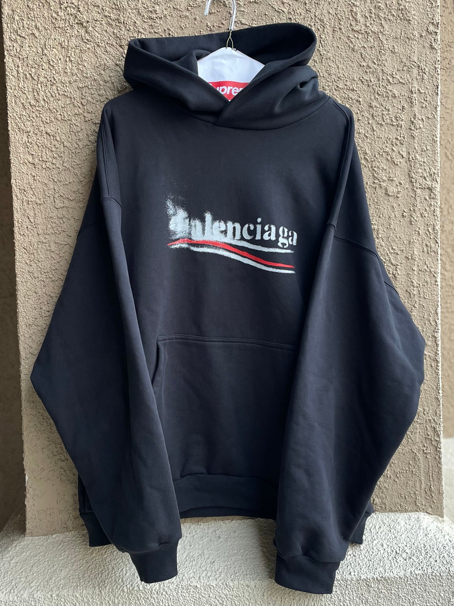 (Used Size Small) Balenciaga Logo Hoodie