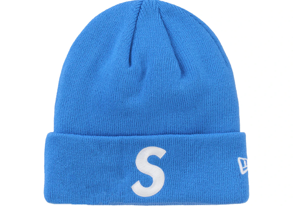 Supreme S Logo Beanie Blue FW24