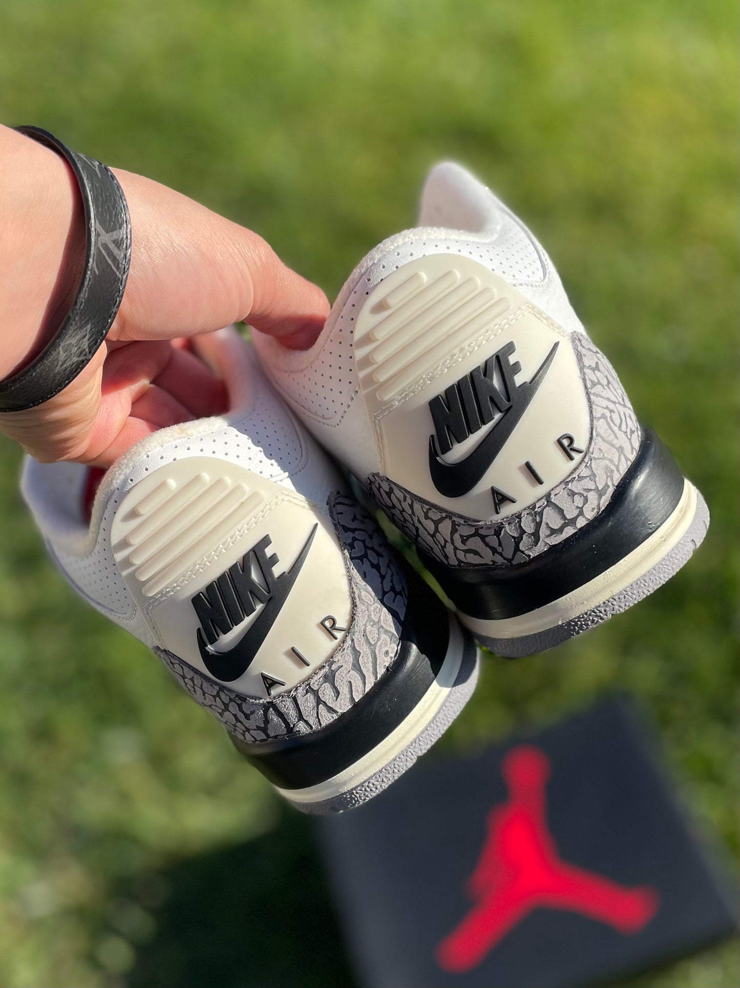 (Used Size 7Y) Jordan 3 White Cement Reimagined