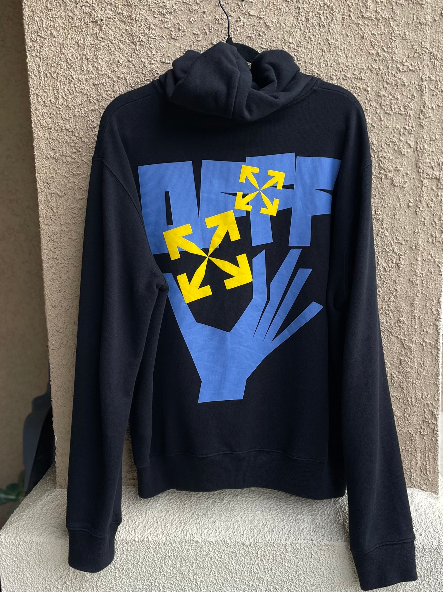 (Used Size Large) Off-White Hand Offf Zip Up
