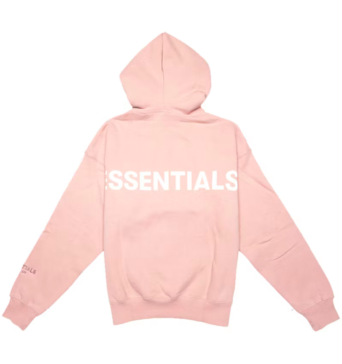 Fear Of God Essentials Pink 3M Logo Pullover Hoodie