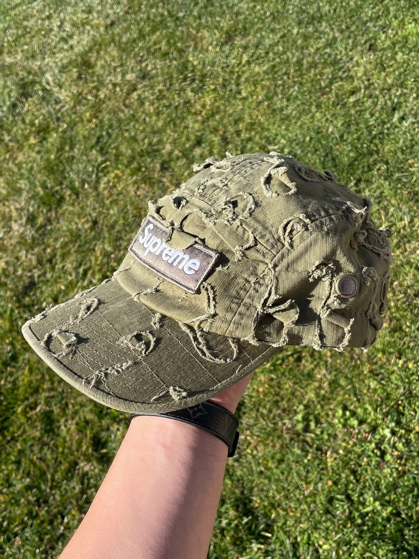 Supreme Griffin Camp Cap Light Olive