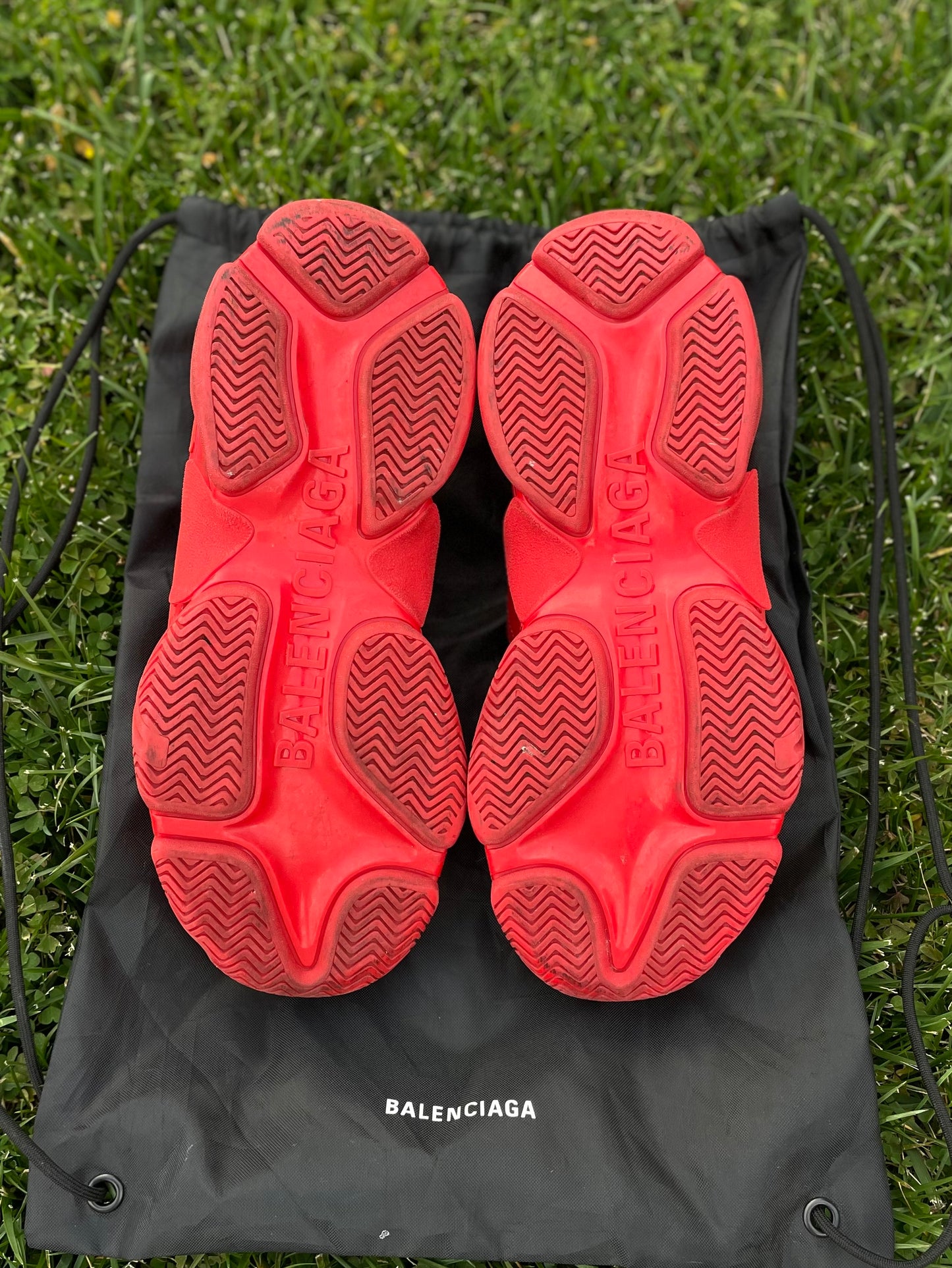 (Used Size 10M) Balenciaga Triple S All Over Logo