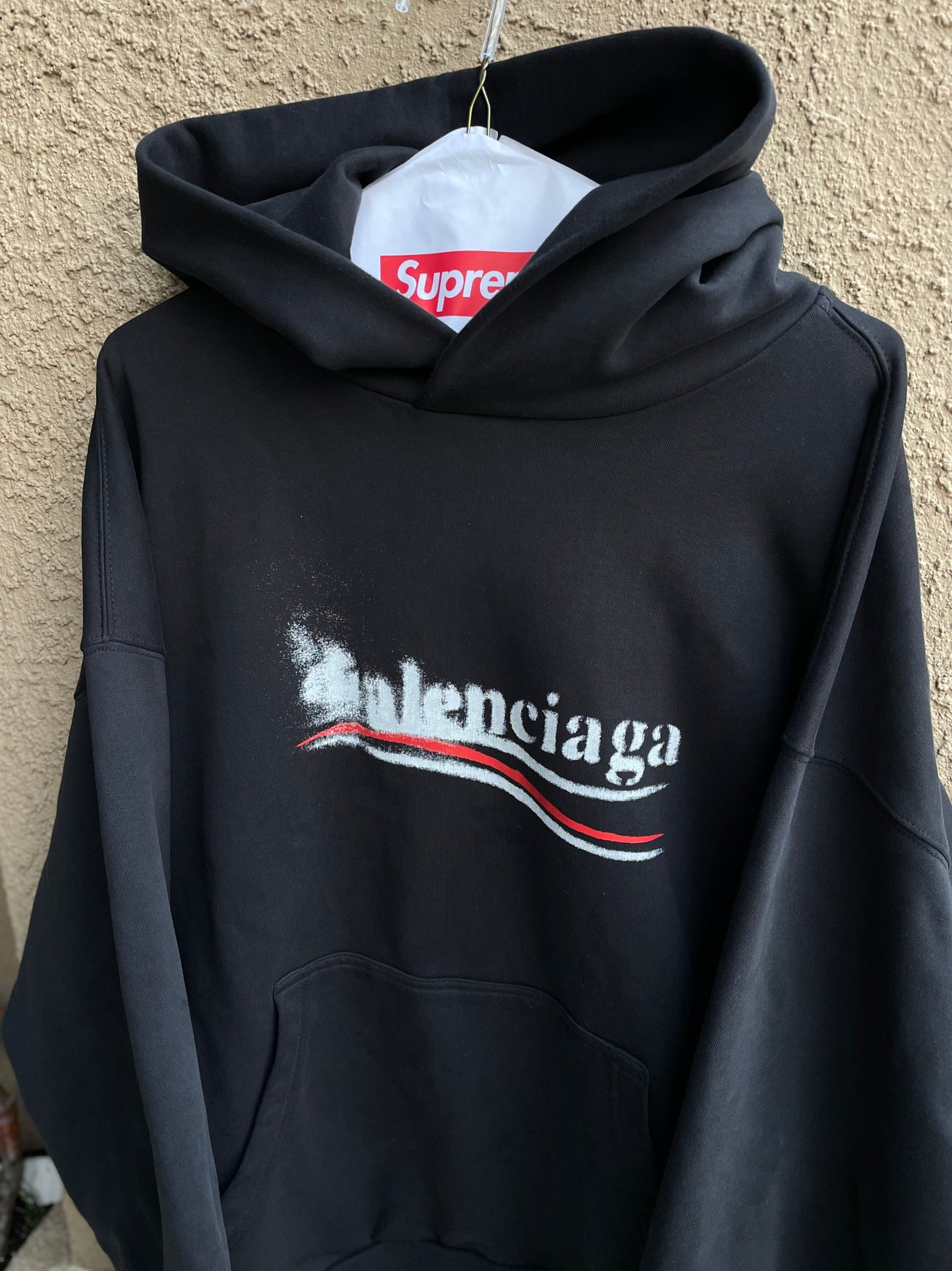 (Used Size Small) Balenciaga Logo Hoodie