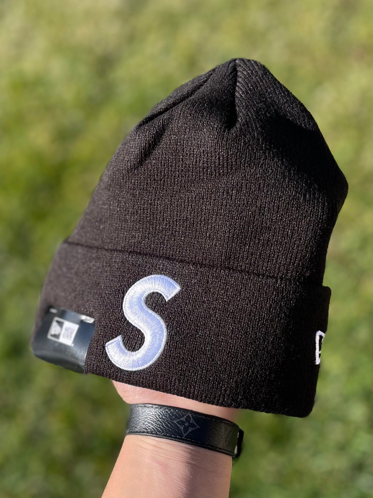 Supreme S Logo Beanie Black FW24