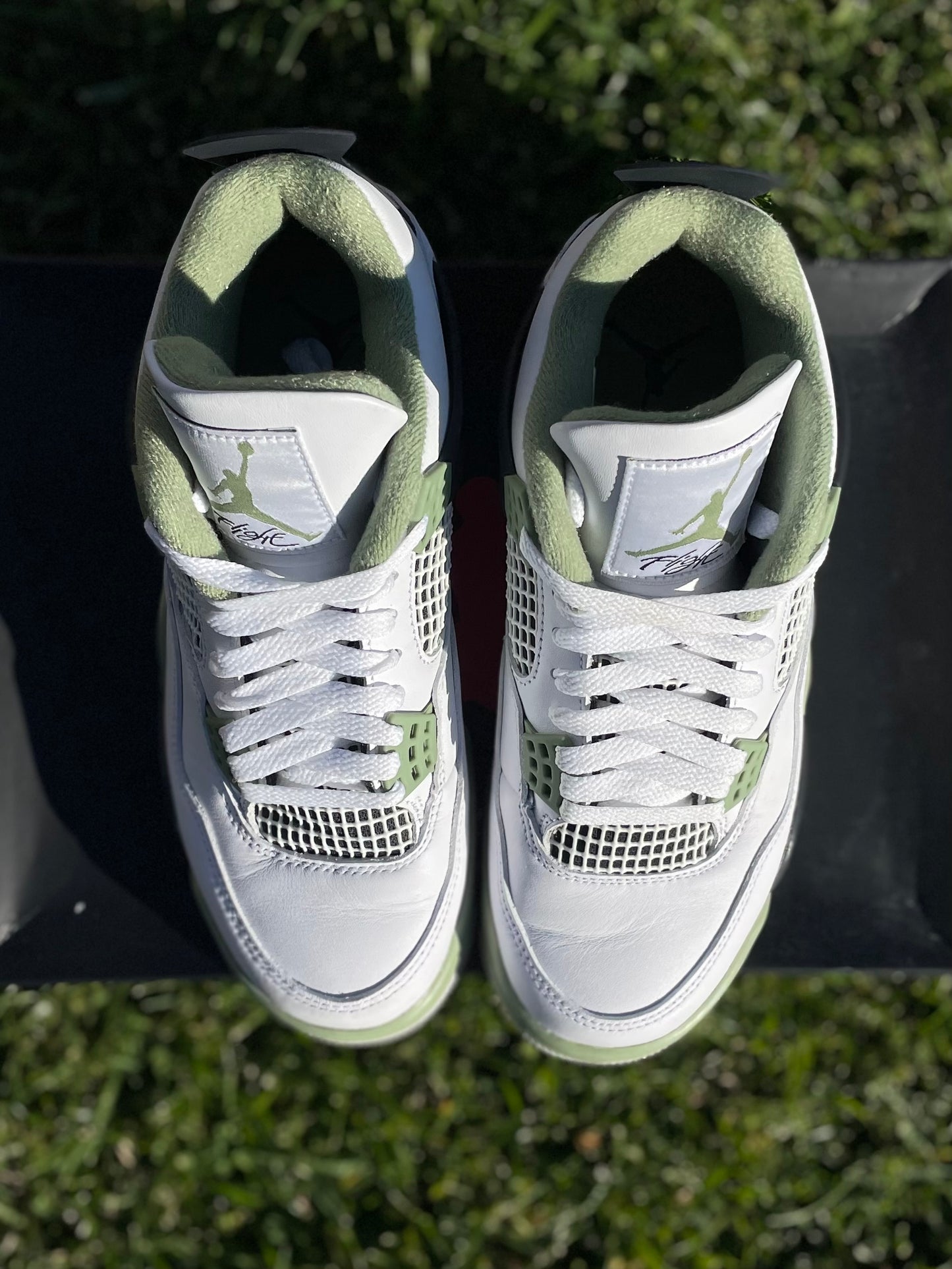 (Used Size 8.5W) Jordan 4 Seafoam (W)