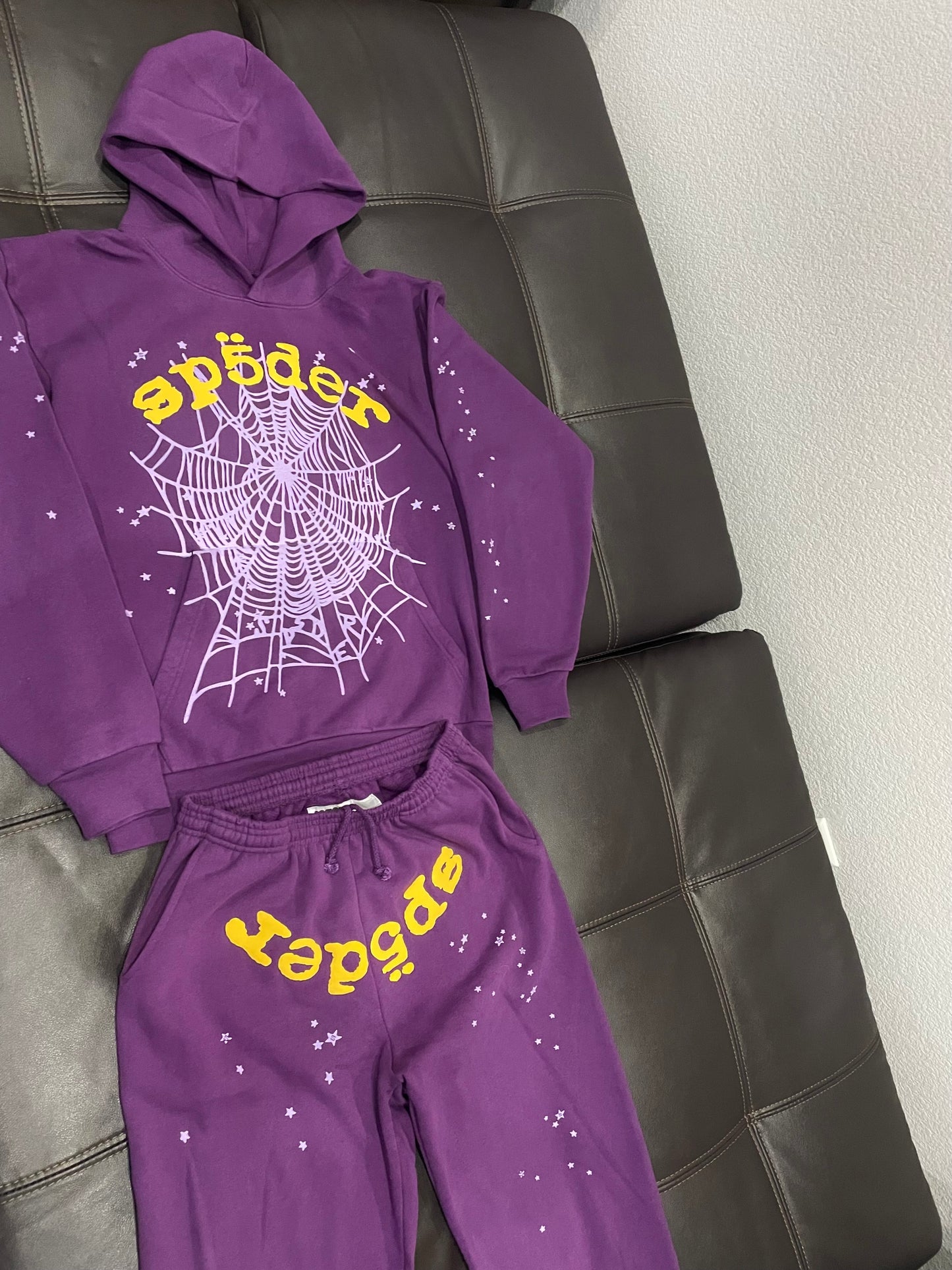 (Used Size Medium) Sp5der Star OG Web V2 Set