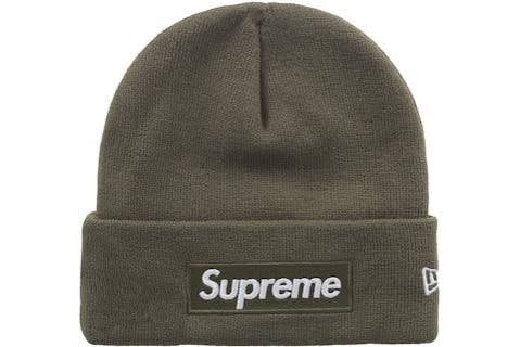 Supreme Box Logo Beanie Light Olive FW25