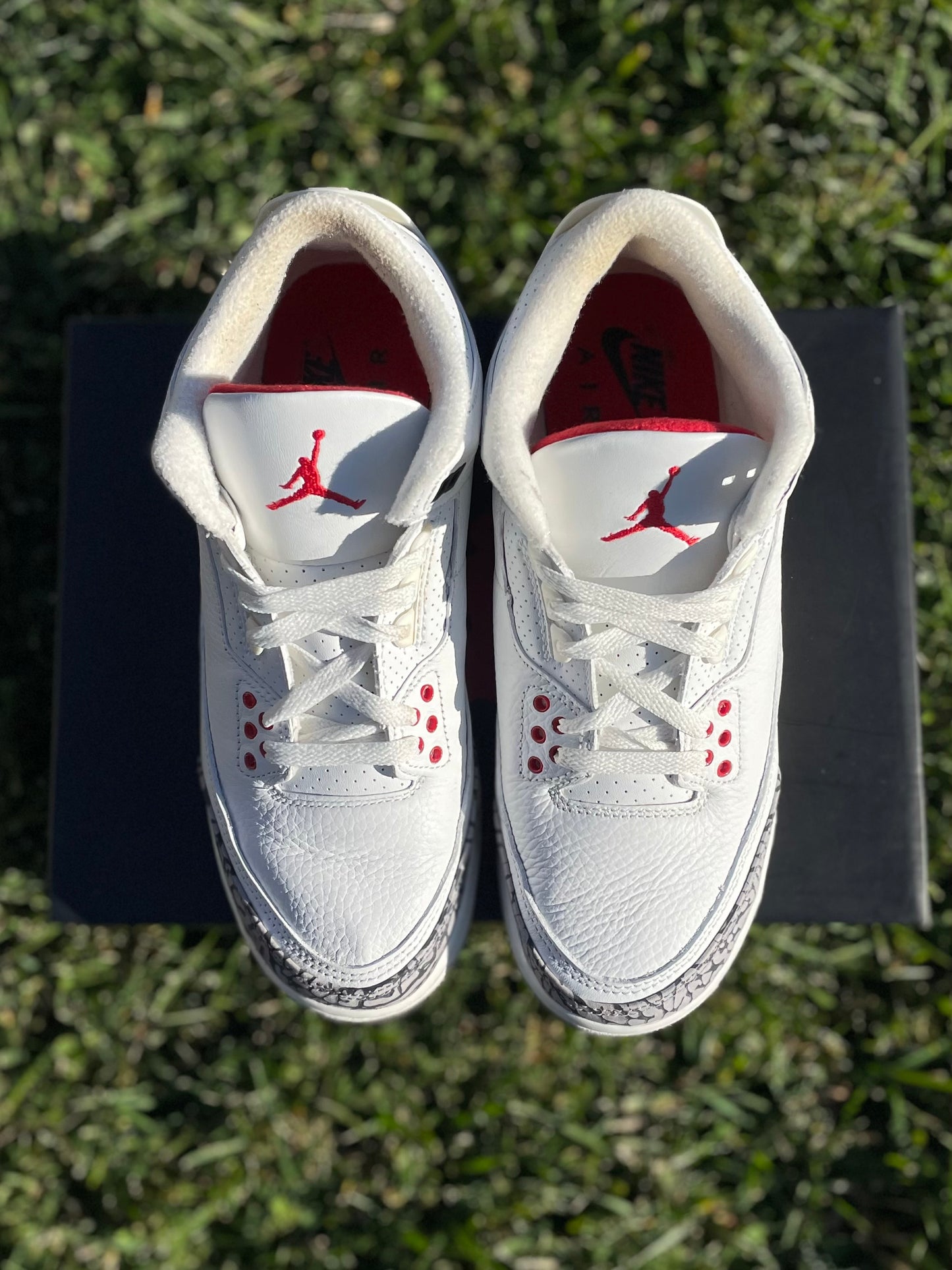 (Used Size 7Y) Jordan 3 White Cement Reimagined
