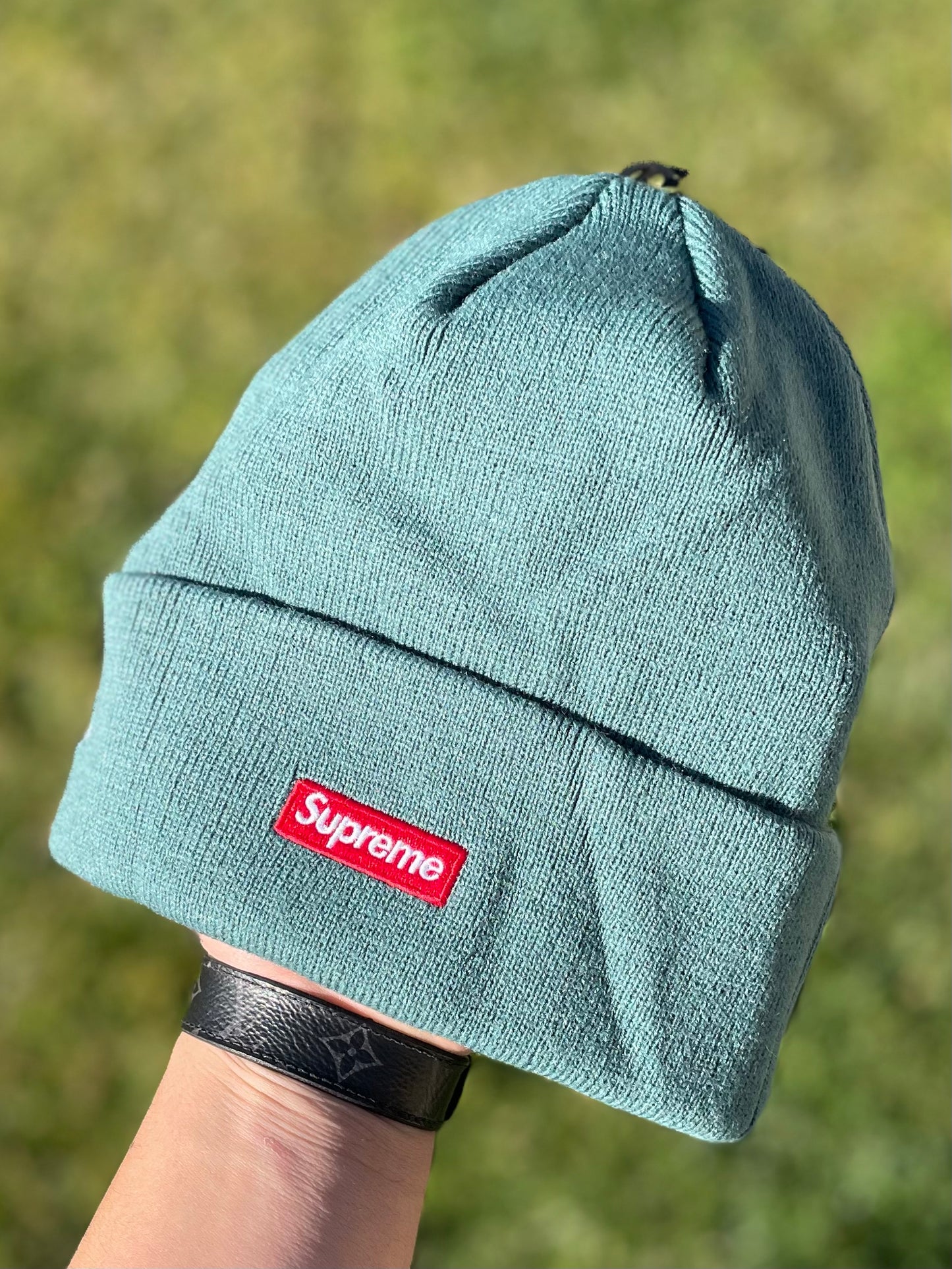 Supreme S Logo Beanie Pine FW24