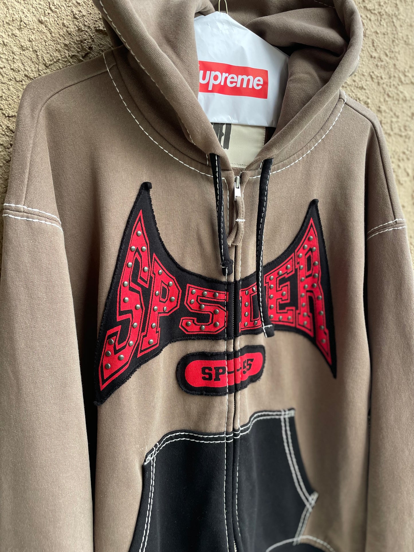 (Used Size Large) Sp5der T&F Zip Hoodie