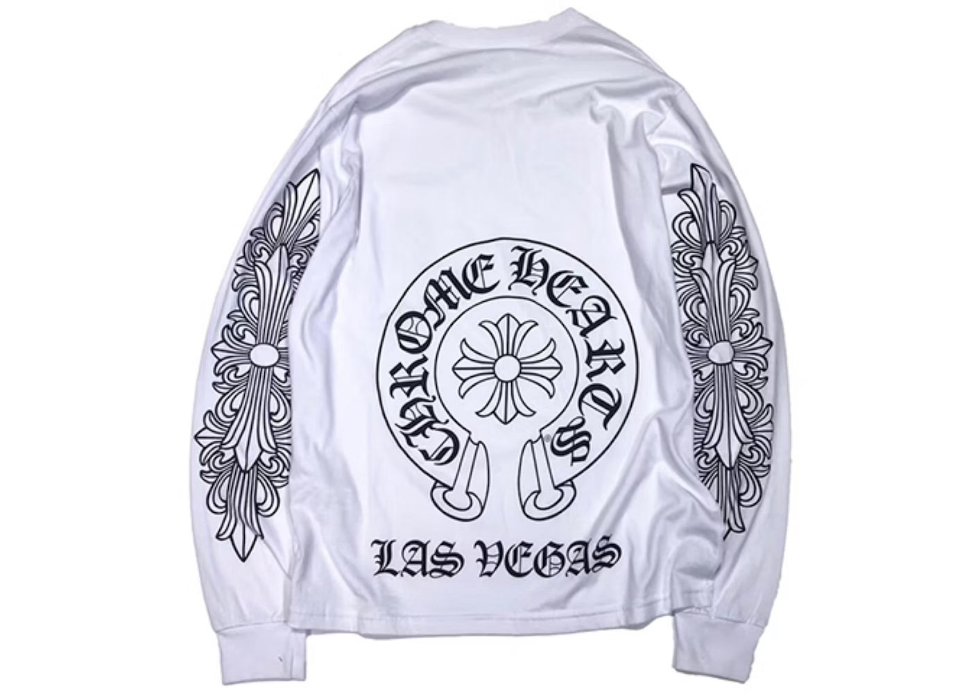 Chrome Hearts Las Vegas Exclusive Long Sleeve T-Shirt White