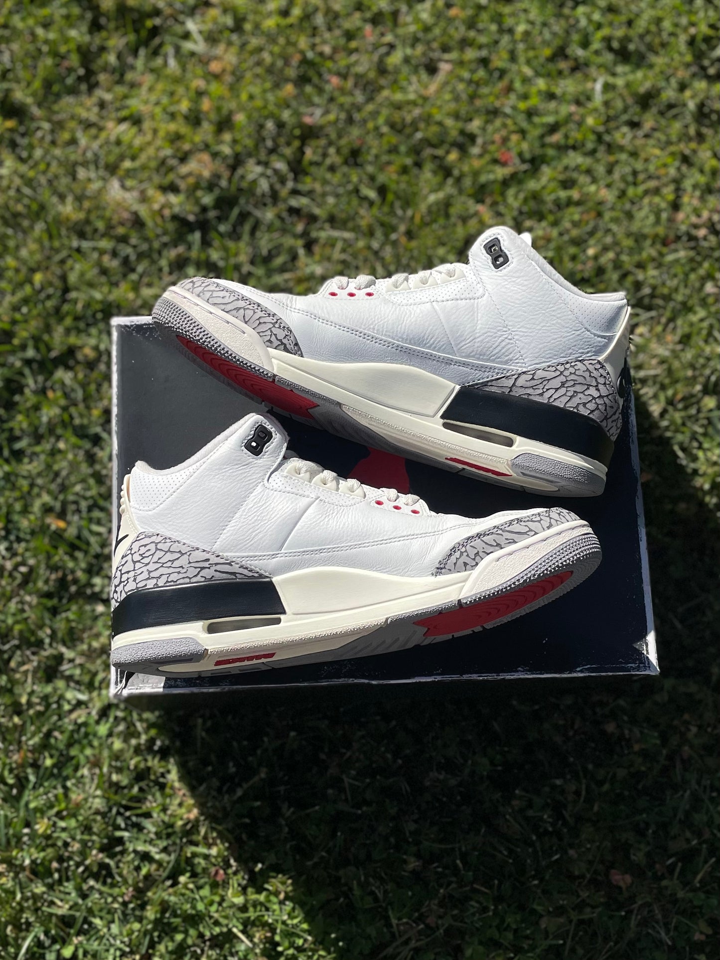 (Used Size 11M) Jordan 3 White Cement Reimagined
