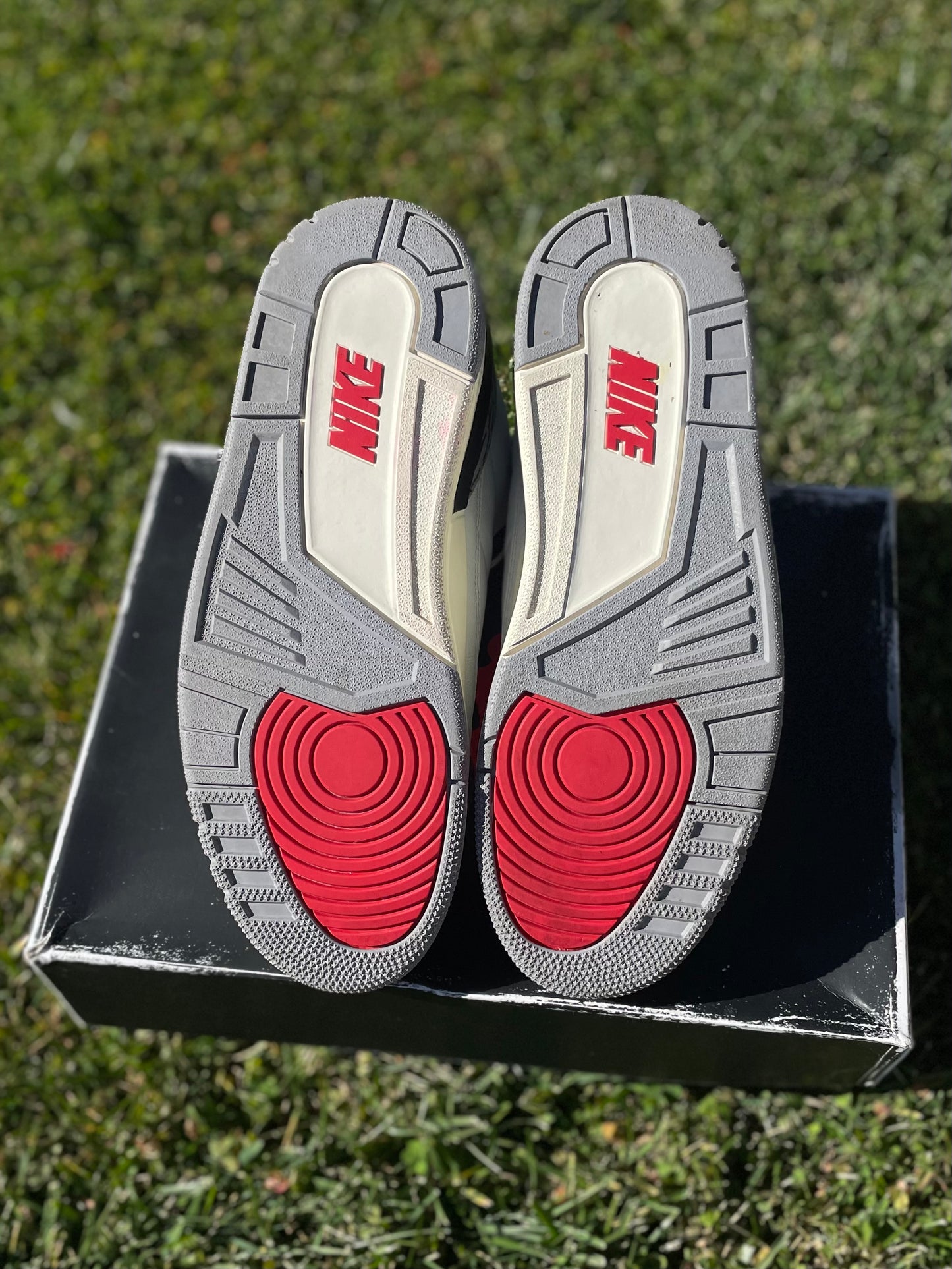 (Used Size 11M) Jordan 3 White Cement Reimagined