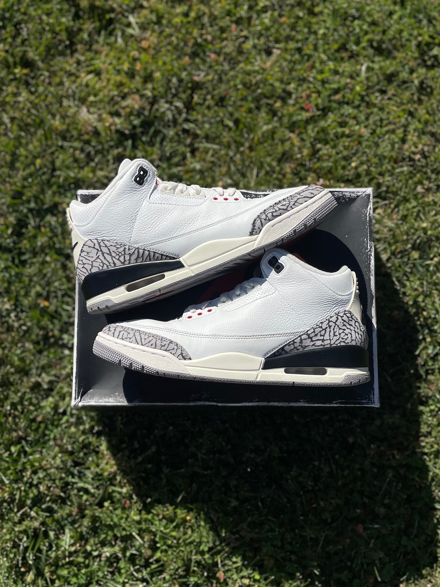 (Used Size 11M) Jordan 3 White Cement Reimagined