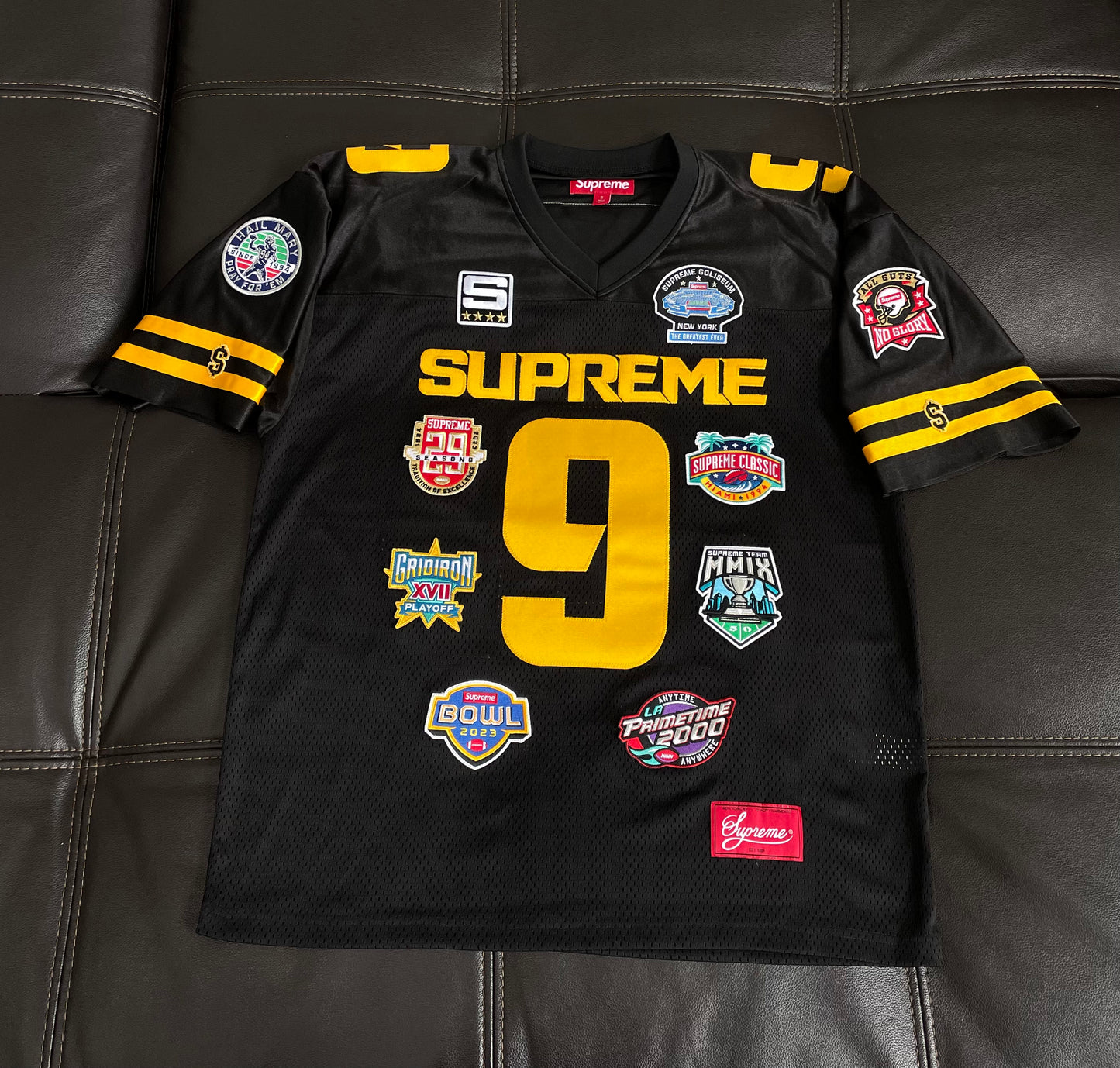 Supreme Championships Embroidered Football Jersey