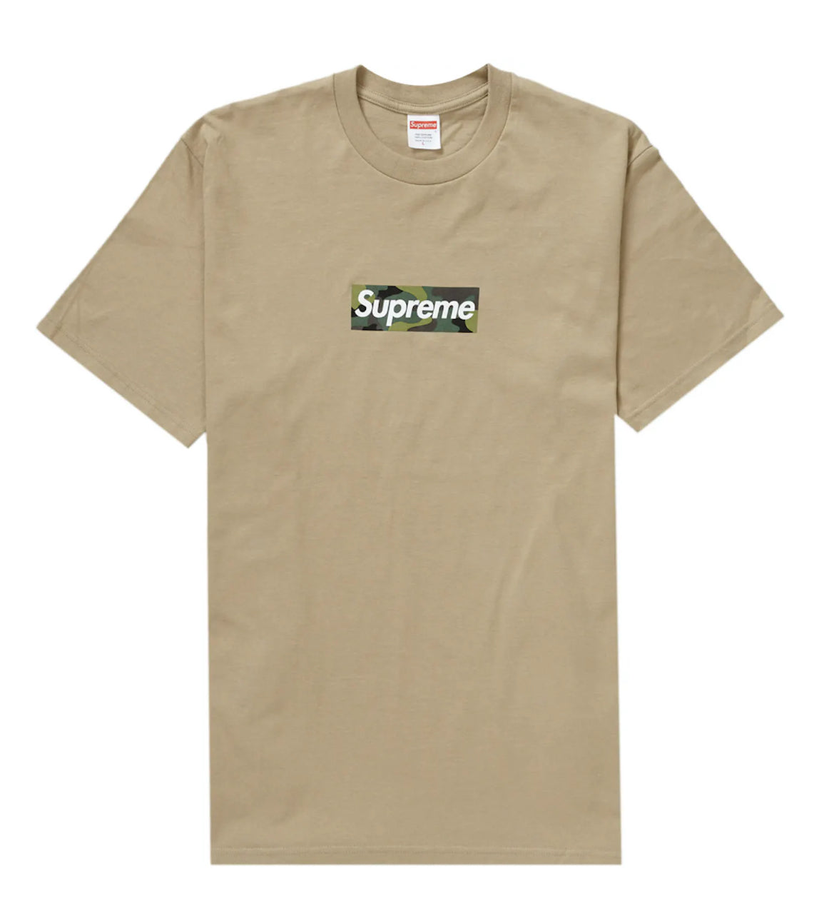 Supreme Camo Box Logo Tee Khaki (FW23)