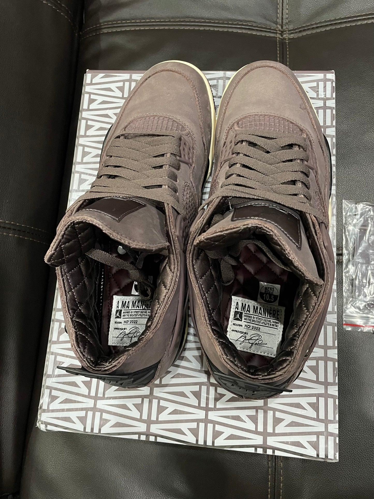 (Used Size 10.5M) Jordan 4 A Ma Maniére Violet Ore