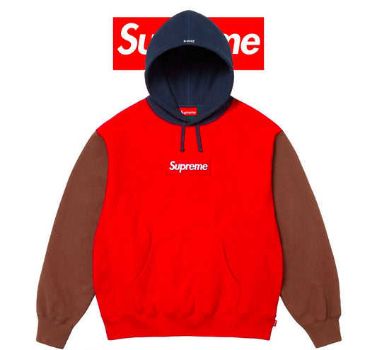 Supreme Box Logo Hooded Sweatshirt Multi Color FW24