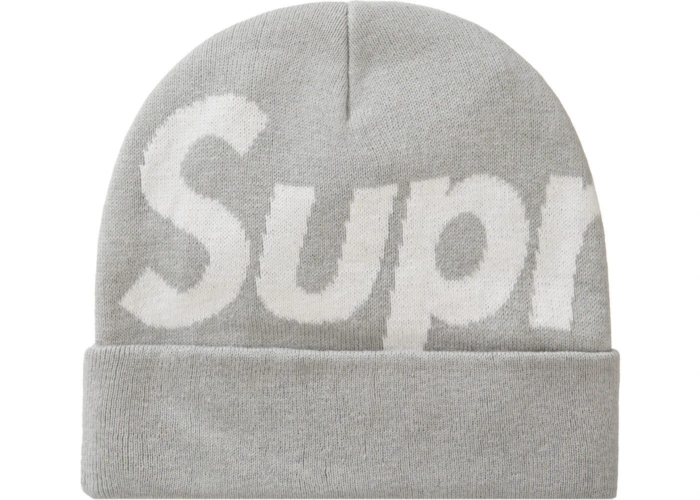 Supreme Big Logo Beanie Grey (FW23)