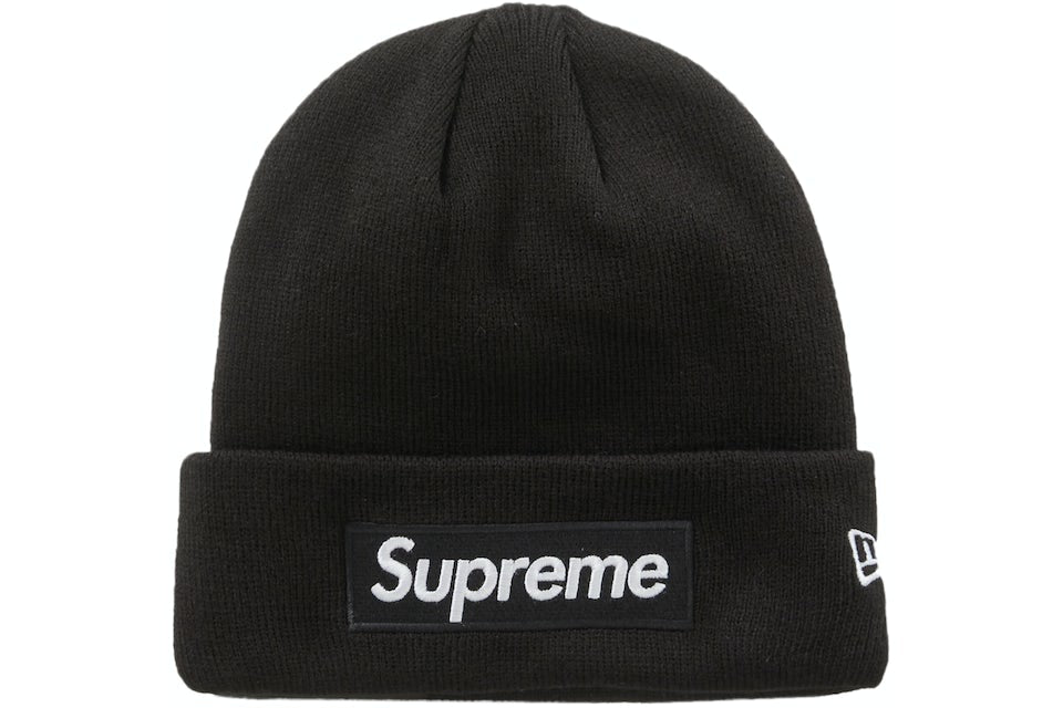 Supreme New Era Box Logo Beanie FW23 Black