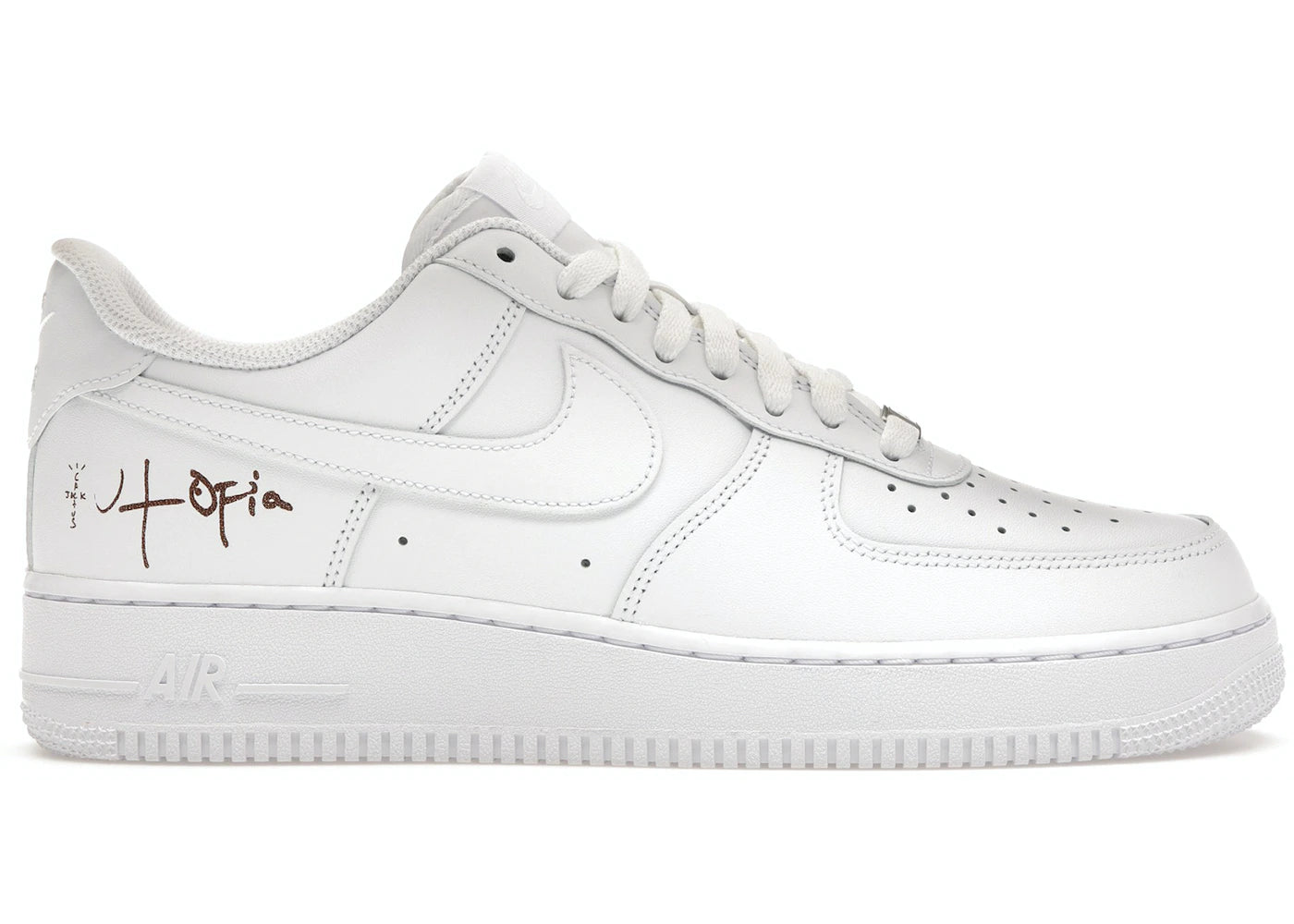 Nike Travis Scott Utopia Air Force 1 Low White