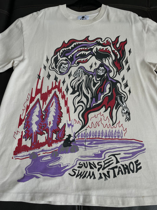 (Used Size Medium) Warren Lotas Swim In Tahoe Tee
