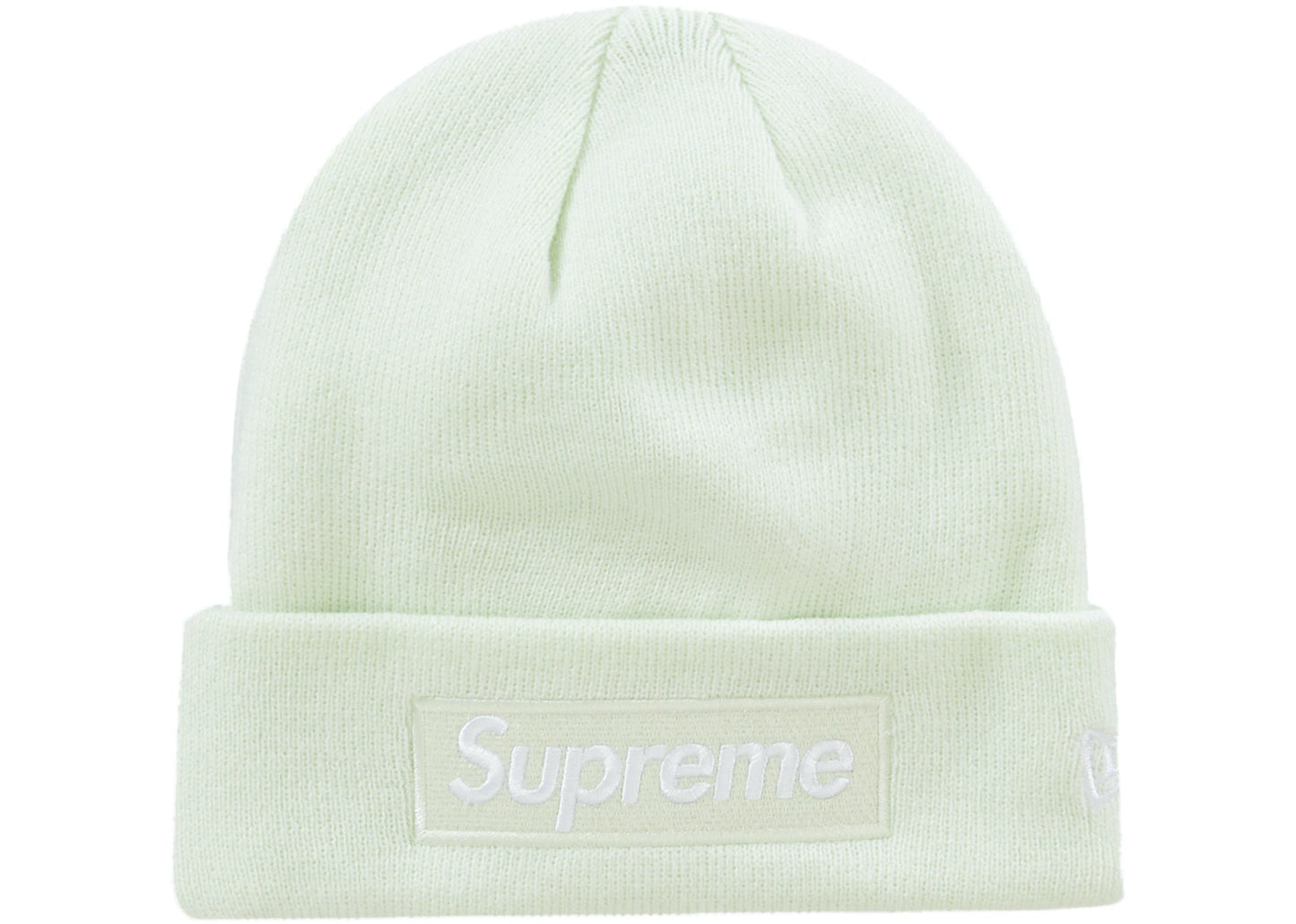 Supreme New Era Box Logo Beanie FW23 Green