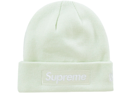 Supreme New Era Box Logo Beanie FW23 Green