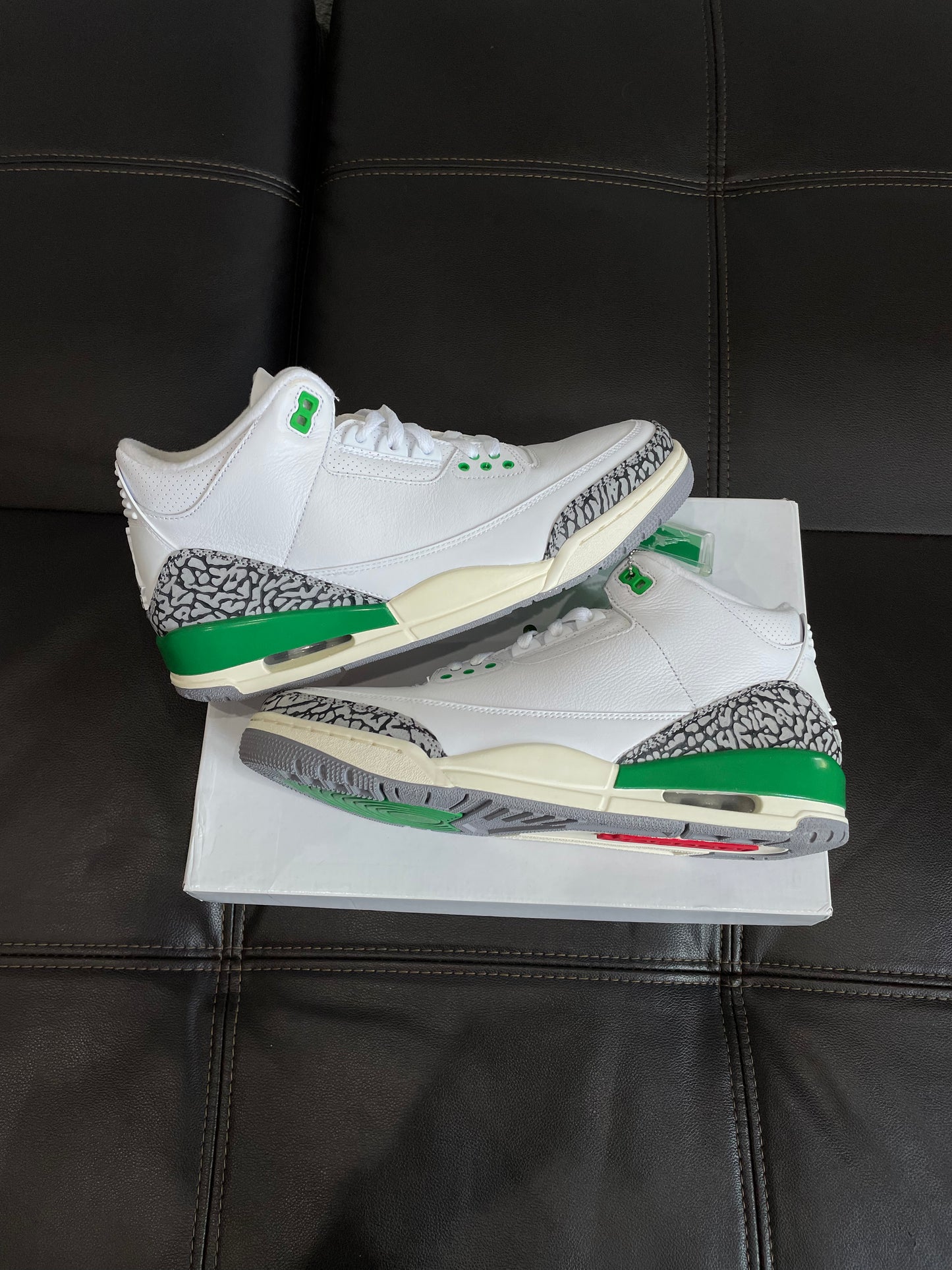 (Used Size 10.5M) Jordan 3 Lucky Green (W)