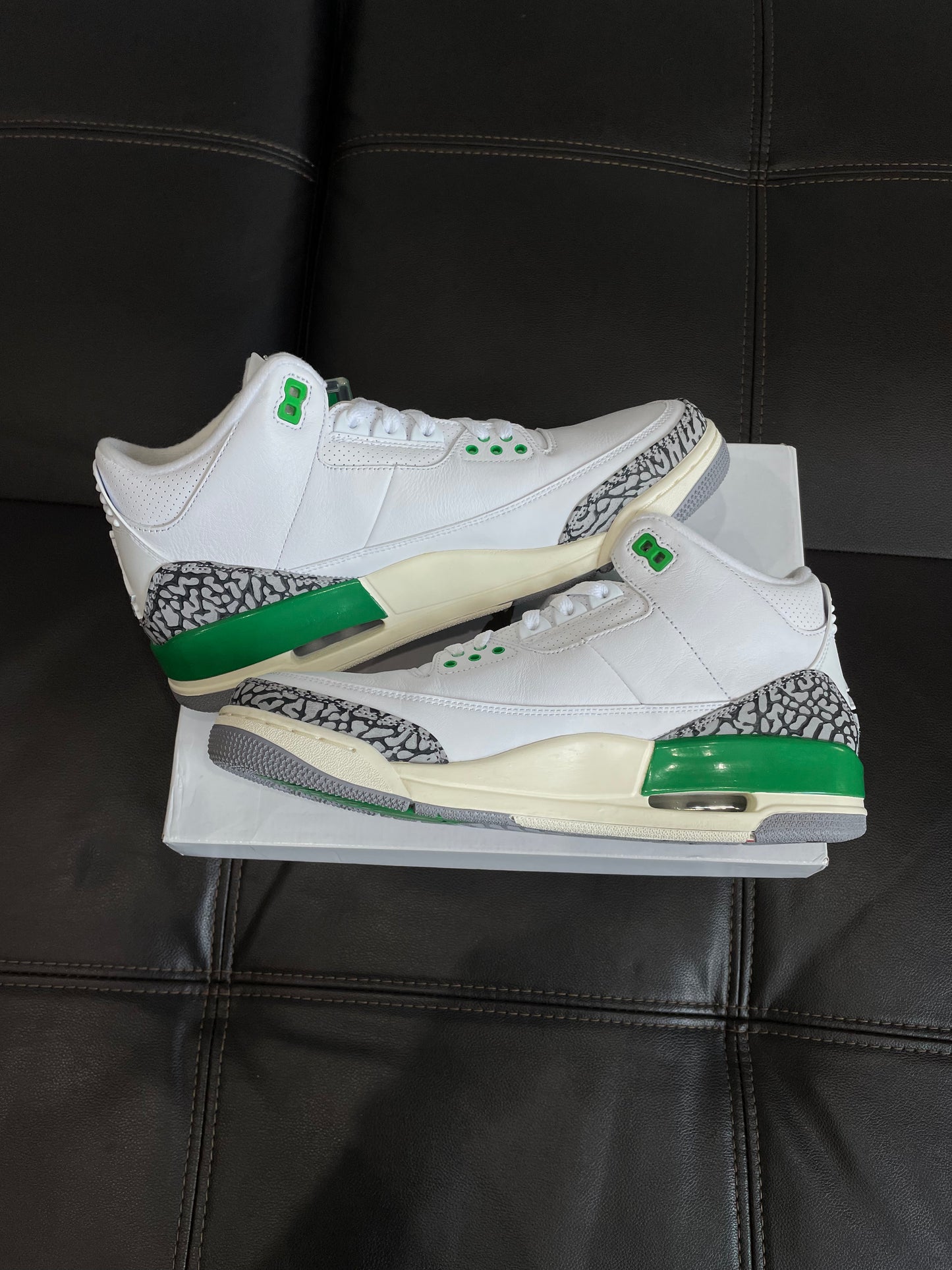 (Used Size 10.5M) Jordan 3 Lucky Green (W)