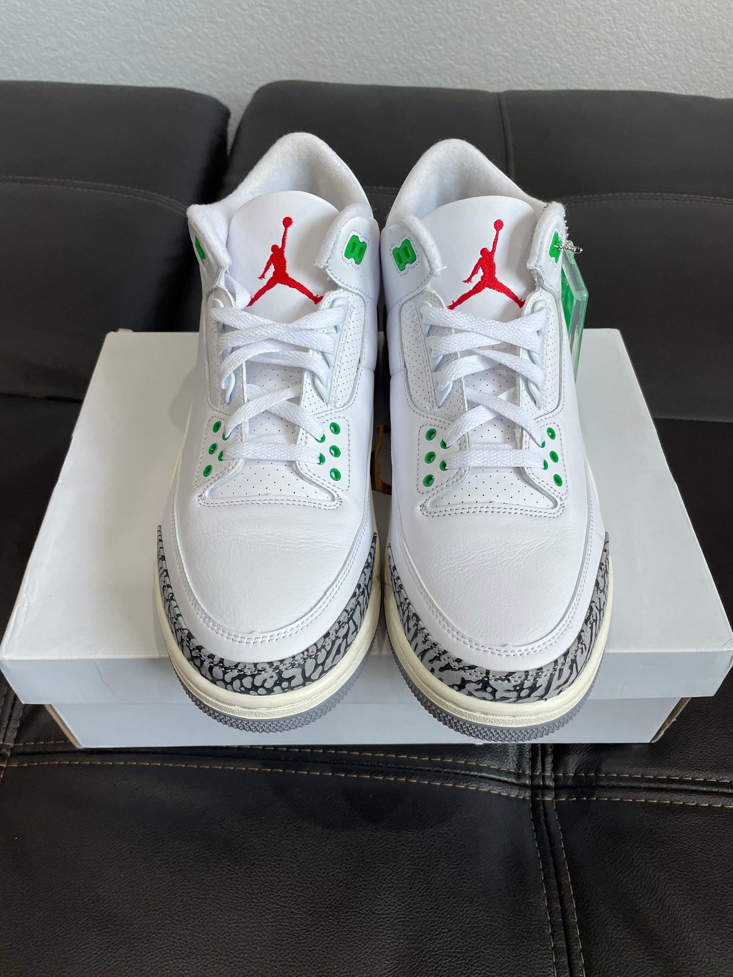 (Used Size 10.5M) Jordan 3 Lucky Green (W)
