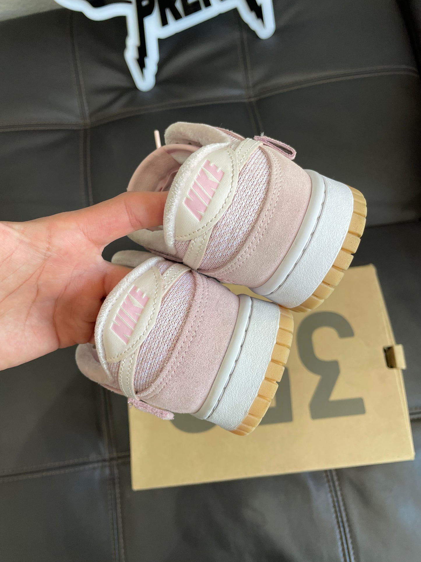 (Used Size 7.5W) Nike Dunk Low Pink Teddy Bear (W)