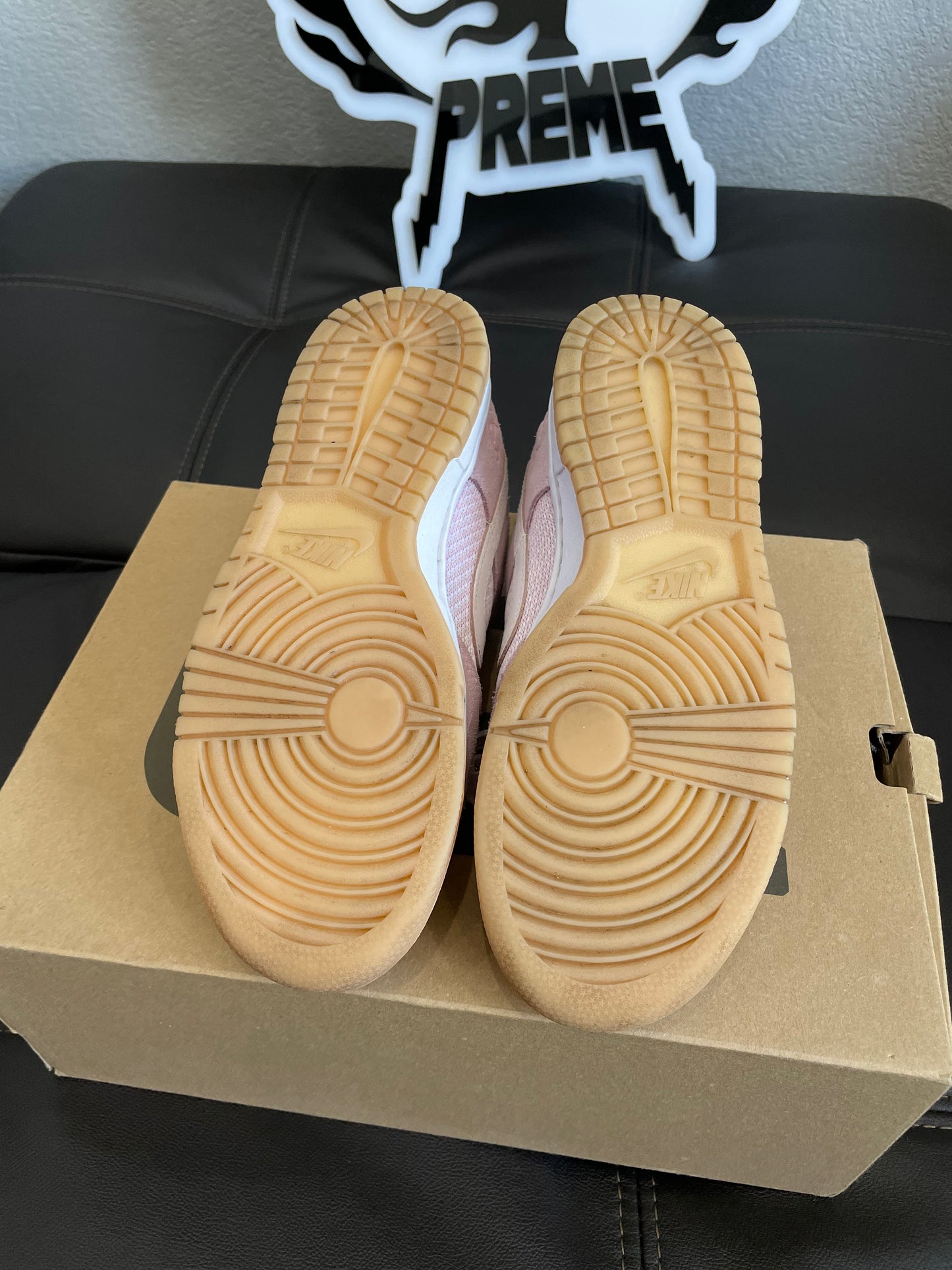 (Used Size 7.5W) Nike Dunk Low Pink Teddy Bear (W)