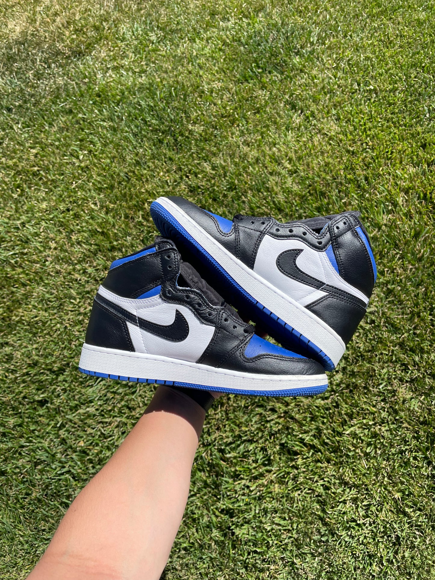 (Used Size 5.5Y) Jordan 1 Royal Toe (GS)
