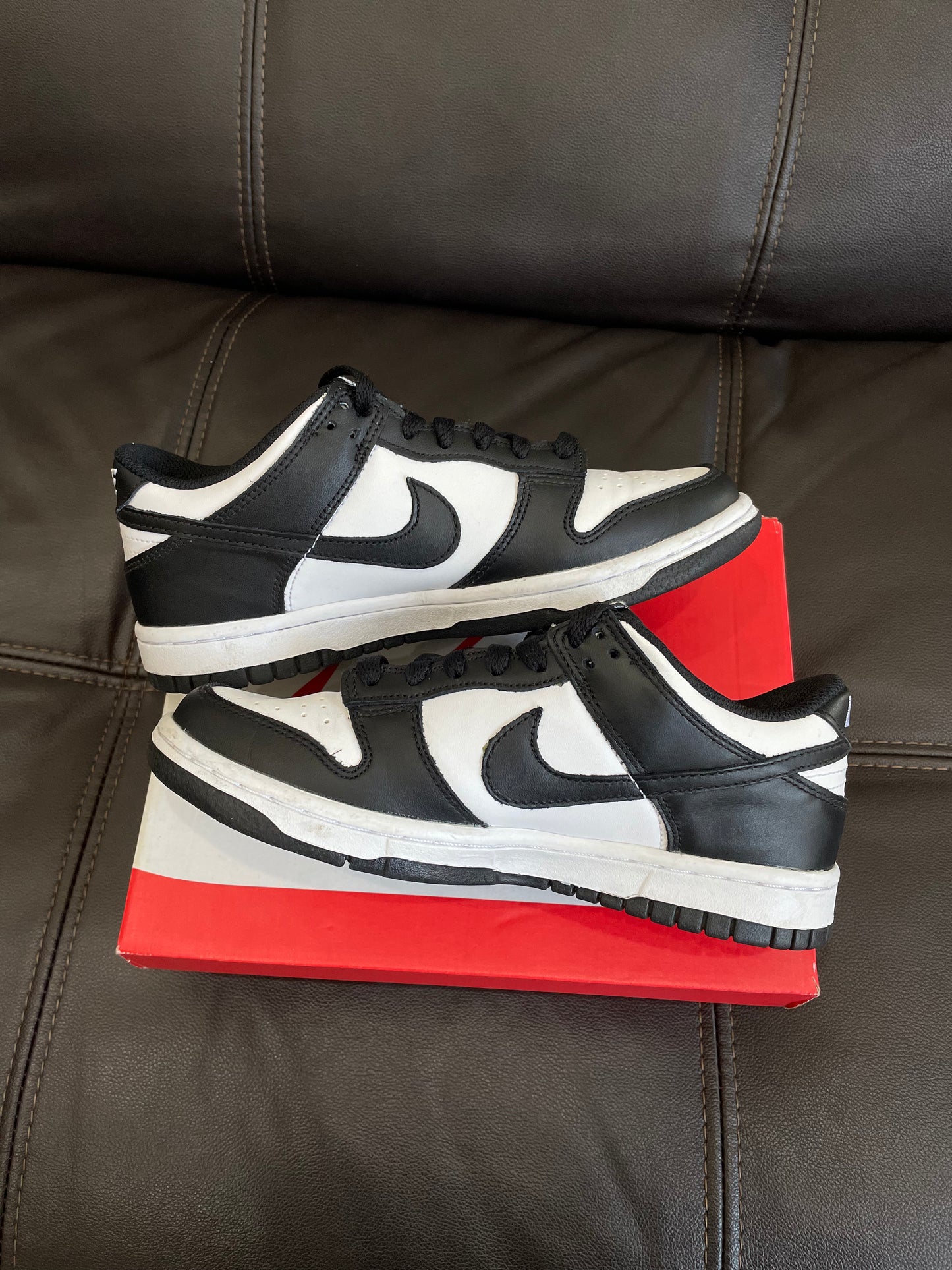 (Used Size 5Y) Nike Dunk Low Panda (GS)