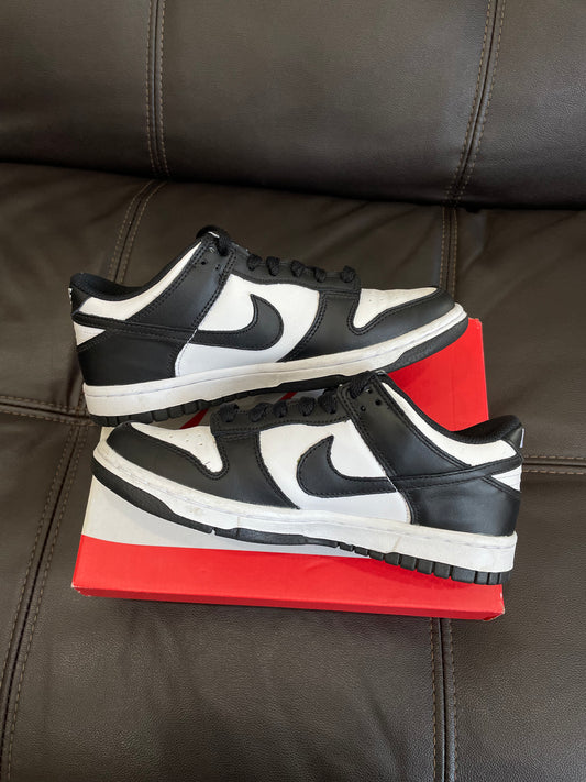 (Used Size 5Y) Nike Dunk Low Panda (GS)