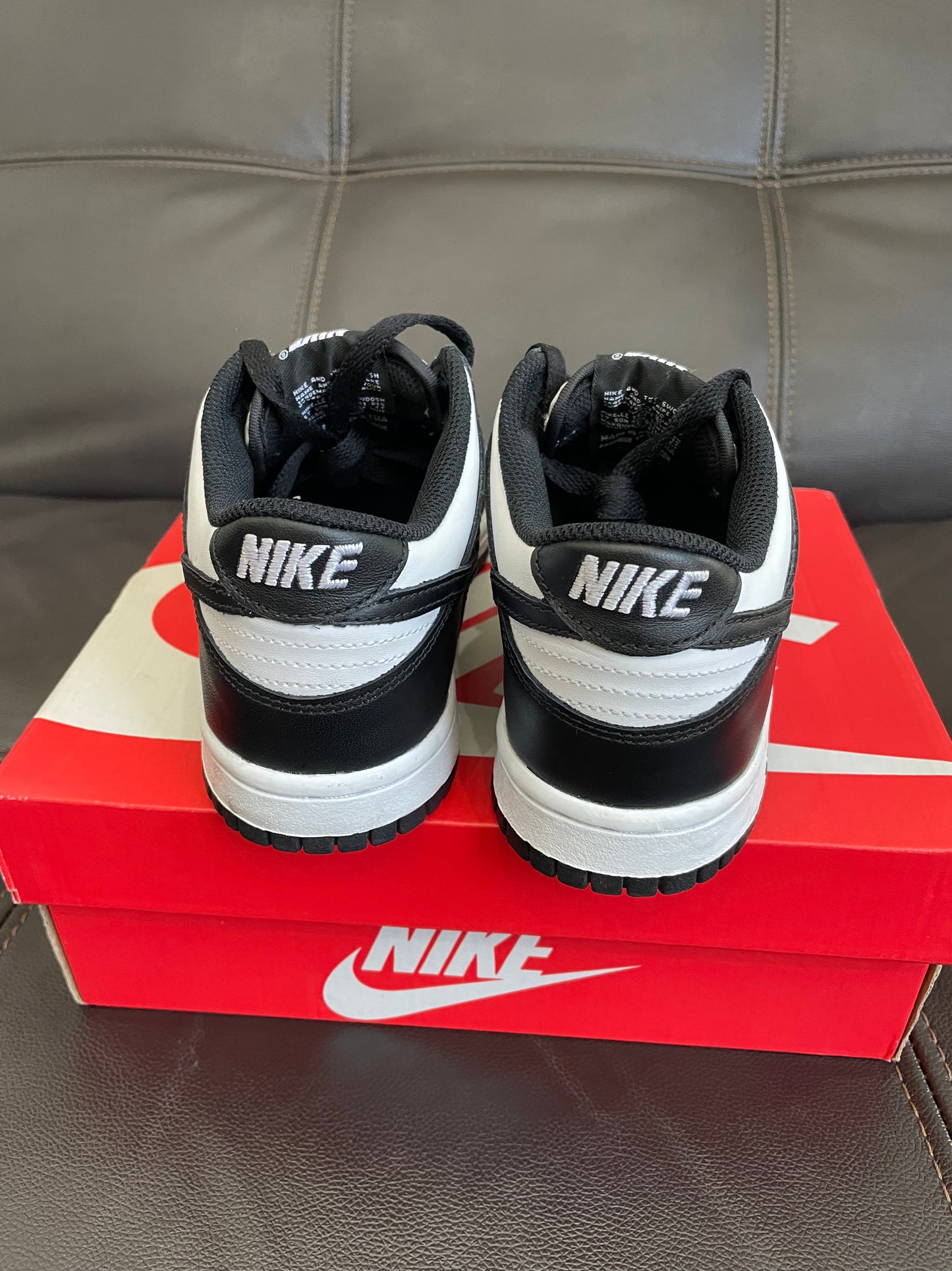 (Used Size 5Y) Nike Dunk Low Panda (GS)