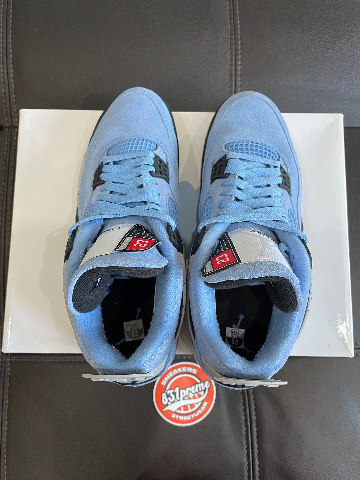 (Used Once Size 9.5M) Jordan 4 University Blue
