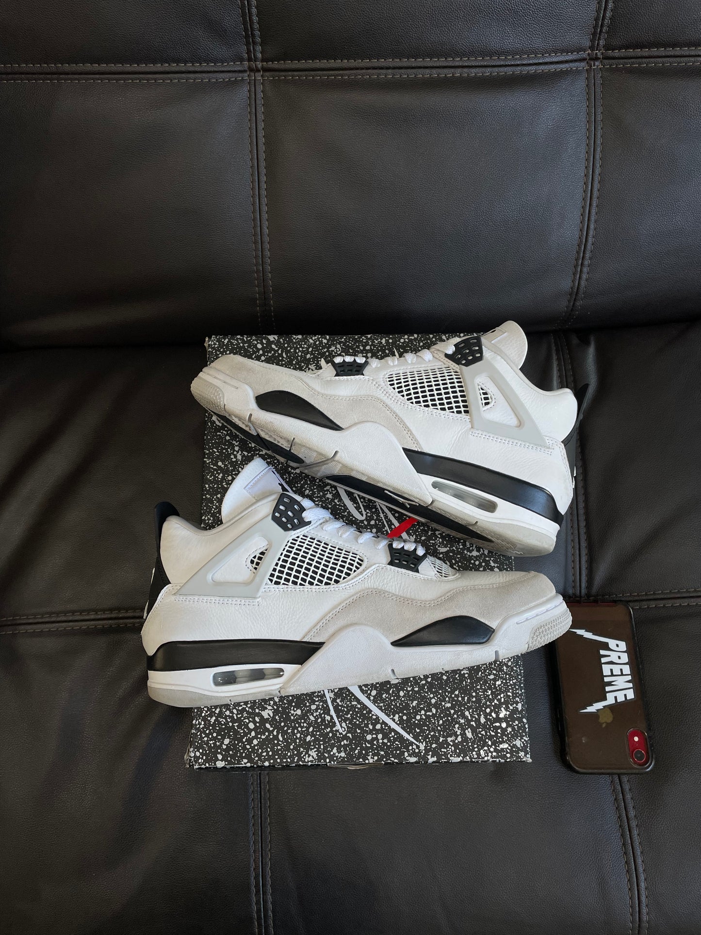 (Used Size 11M) Jordan 4 Military Black