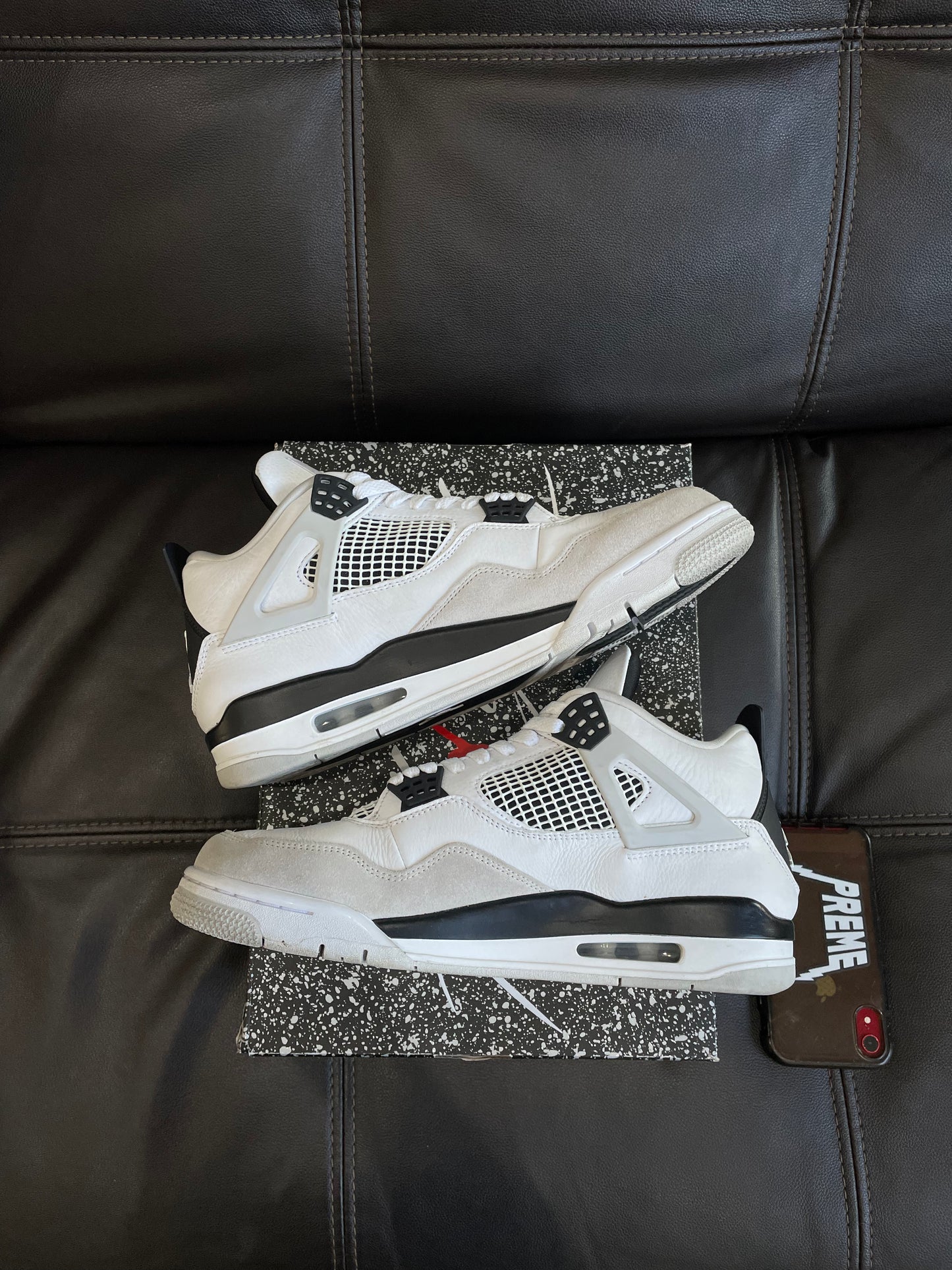 (Used Size 11M) Jordan 4 Military Black