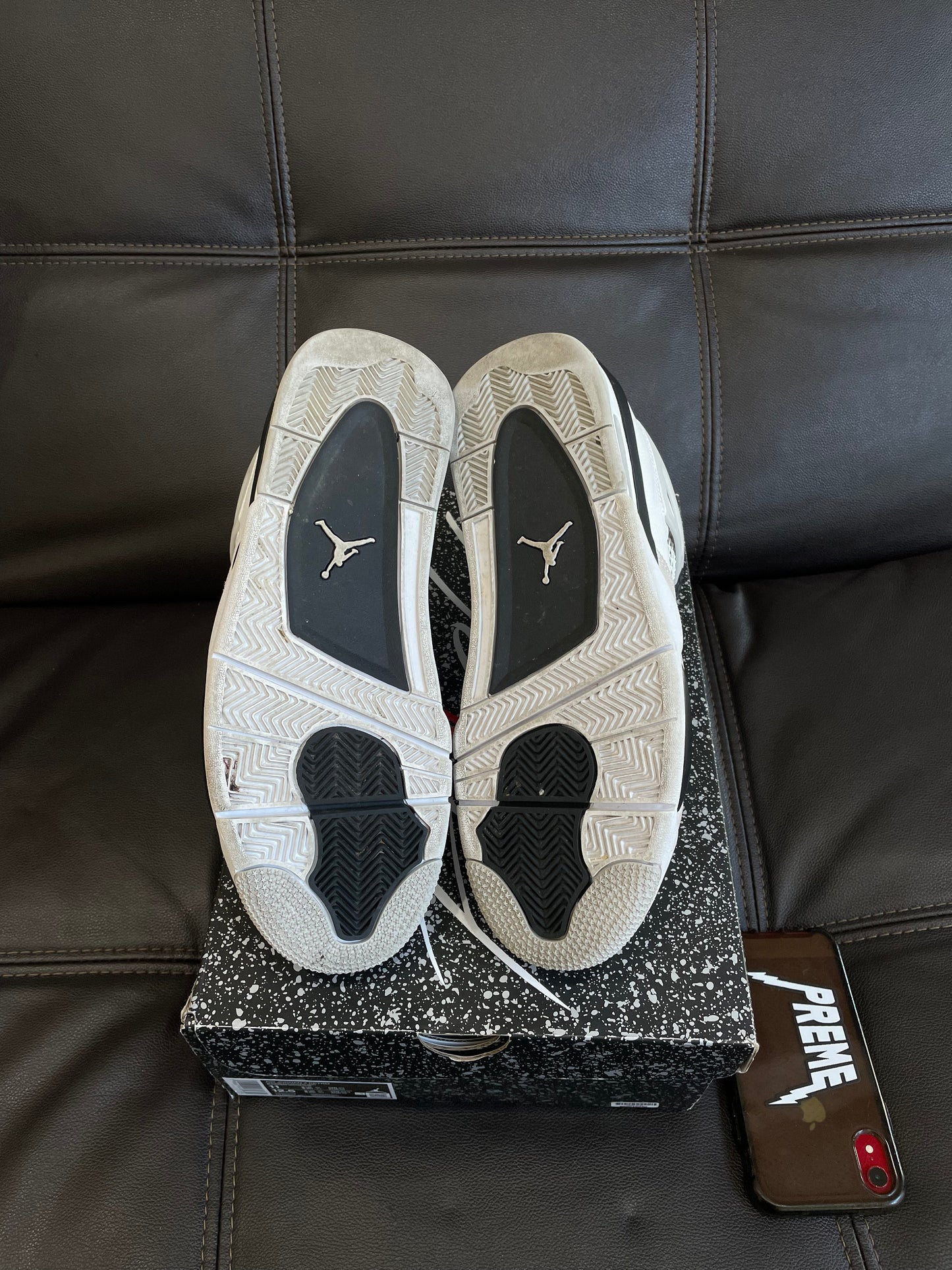 (Used Size 11M) Jordan 4 Military Black