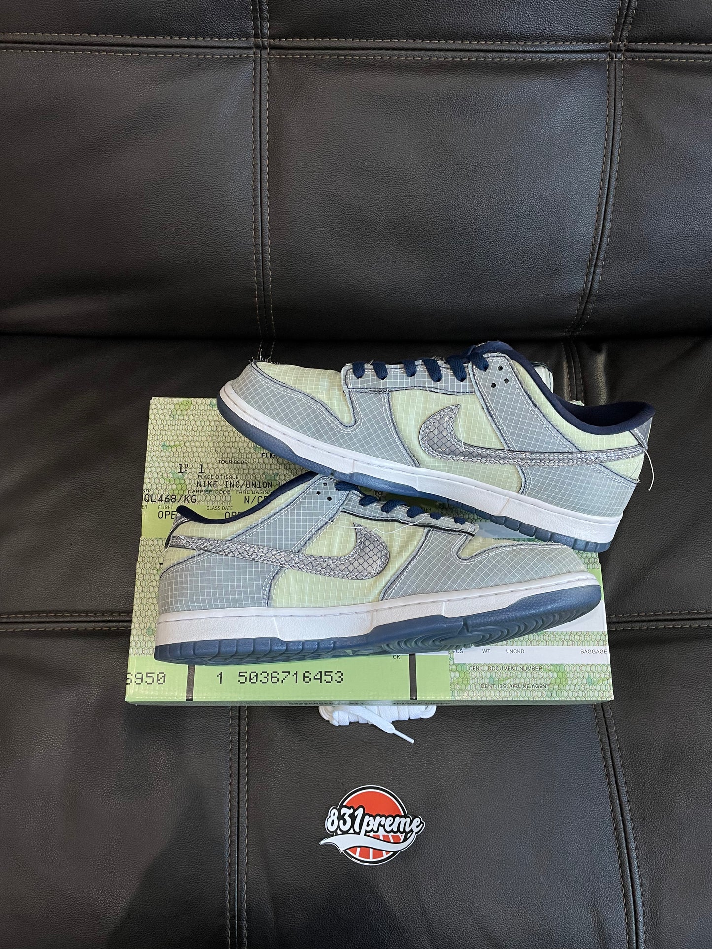 (Used Size 10.5M) Nike Dunk Low Union LA Pistachio