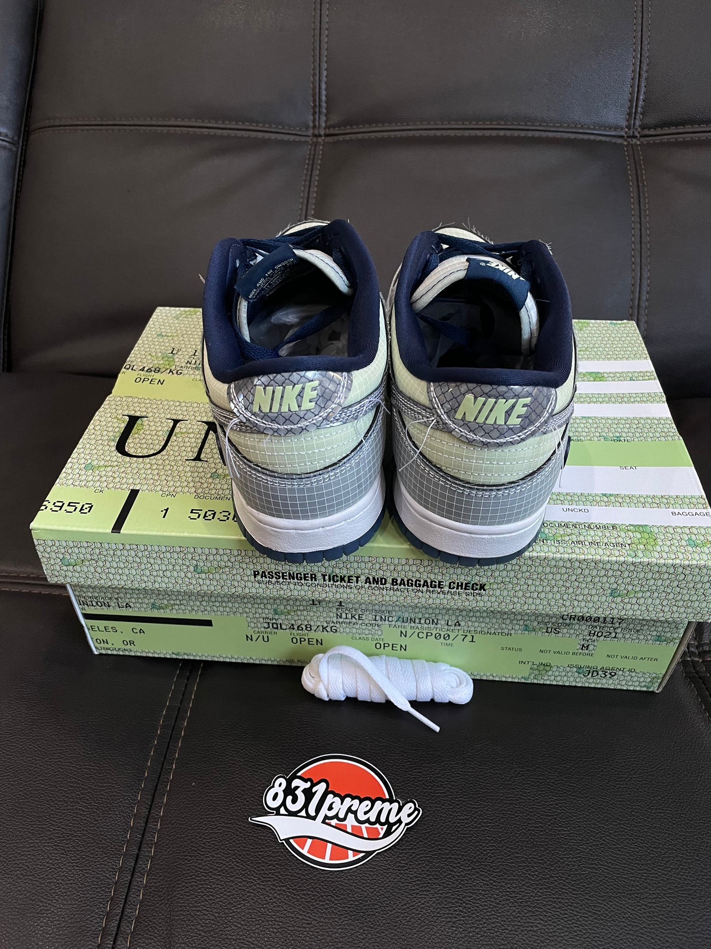 (Used Size 10.5M) Nike Dunk Low Union LA Pistachio